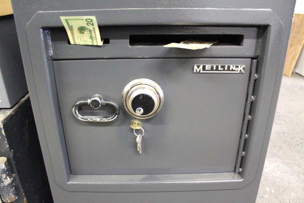 Used Tall and Heavy Meilink Drop Safe lackasafe